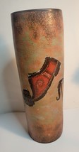 Tall Vase Hand Made in Greece 12&quot; Tall - $20.00