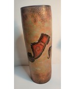 Tall Vase Hand Made in Greece 12&quot; Tall - $20.00