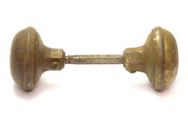 Vintage Antique Metal Brown Door Knobs Handle Set Mid-Century  Knobs are... - £10.23 GBP