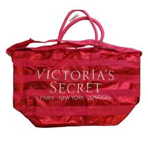 NWT VICTORIA`S SECRET Bombshell Weekender Tote Pink Stripe - £20.49 GBP