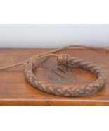 New Men’s Double Brown Braided Leather Bracelet - $10.78 CAD