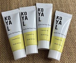 Koyal Clean Skincare Gentle Gel Face Wash Fragrance Free - 4 Travel Size... - $17.95