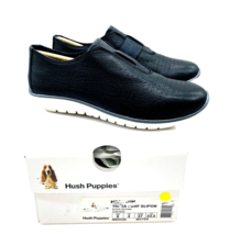 Hush Puppies Tricia Perf Slip On Leather Loafer Sneakers- Black, 6M / EU... - £25.21 GBP