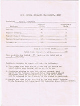 Vintage Marks From High School Entrance Exam 1947 - $1.36