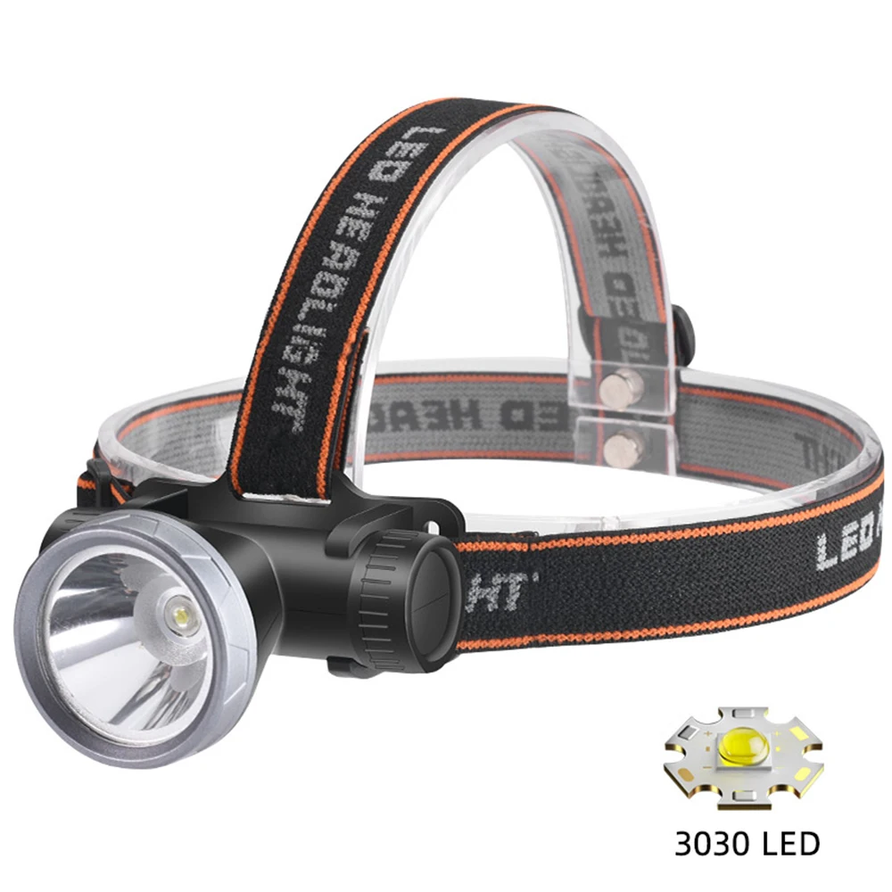 Amp usb rechargeable built in battery super bright headlight camping fishing flashlight thumb200