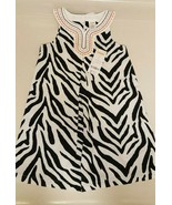 Nwt Gymboree Toddler Girls Dress 4 yrs Wild Zebra Print black/white embr... - $262.15 MXN