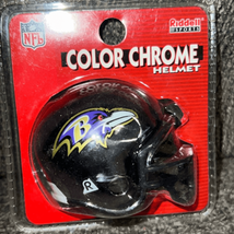 Nfl Boston Ravens Miniature Helmet (Riddell Color Chrome) New - $14.70