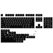 Drop GMK White-On-Black Custom Mechanical Keyboard Keycap Set - 140-keys, Double - £151.07 GBP