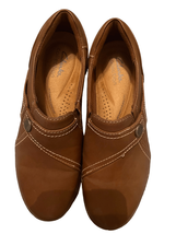 Clarks Collection Caroline Pearl Womens Brown Leather Slip-On Loafer Sho... - $37.40