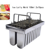 Food-Grade 20pcs Stainless Steel Ice Lolly Mold for Popsicle Ice Cream 1... - £62.27 GBP