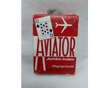 Aviator Jumbo Index Red Playing Cards Deck Sealed - $9.89