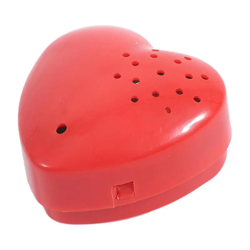 Mini Heart-Shaped Voice Recorder Creative Programmable Sound Buttons 30 Seconds - £12.55 GBP+