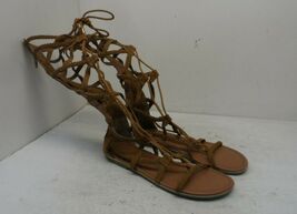 Justice Women's Tall Zip-Up Strap Casual Boots Brown Size 7M - $21.37