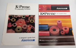 Lot of 2 Acrotech KPrene Designer&#39;s Guide and Urethane Shapes &amp; Sizes Ca... - £15.68 GBP