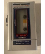 Sanyo M-G30 Stereo VINTAGE Metal Hi Lo Cassette Player Walkman for Parts... - $35.47 CAD