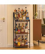 Trapezoidal Liquor Cabinet Bar For Home, Stepped Wine Rack, Patent Pending - $77.97