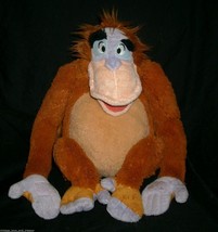 12&quot; Disney Store Tan Core King Louie Jungle Book Monkey Stuffed Animal Plush Toy - £11.95 GBP