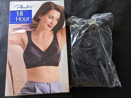 Playtex 18 Hora 4693 sin Aros Negro Definitivo Hombro Sujetador Confort ... - $19.77