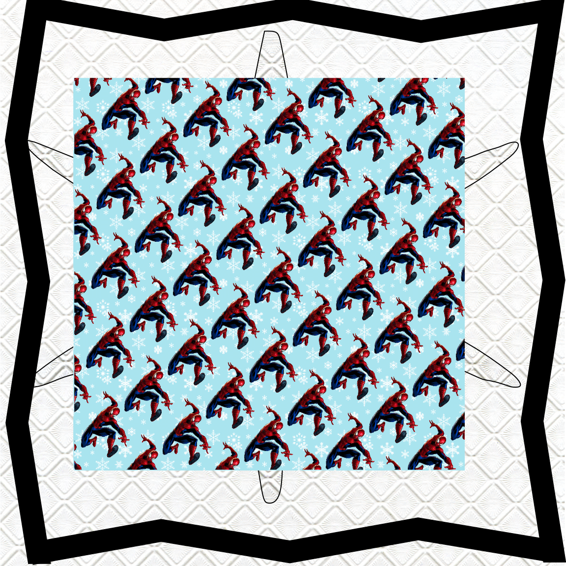 Spiderman Background S2-Jewelry Tag-Clipart-Snowflake-Gift Tag-t shirt-H... - $1.99
