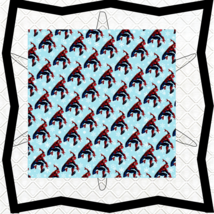 Spiderman Background S2-Jewelry Tag-Clipart-Snowflake-Gift Tag-t shirt-Holiday-D - £0.98 GBP