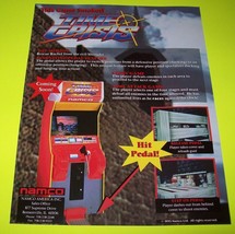 Time Crisis Dirt Dash Arcade Flyer 1995 Original NOS Video Game Promo 8.5&quot; x 11&quot; - $21.15