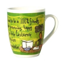 Colorful Porcelain Customer Service Rep Mug Gift for CSR - $14.99