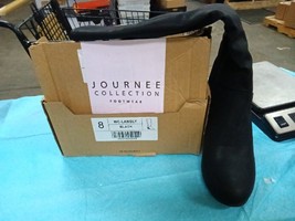 Journee collection WC-Lany Calf Boots Size 8, Black 117ae - £16.76 GBP