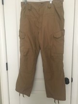 LA PG Police Gear Men&#39;s Brown Cargo Pants Tactical Basic Operator Size 34 - $54.32