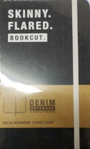 Moleskin Ruled Denim Notebook Skinny Flared Bookcut 5x8 1/4 - $19.79