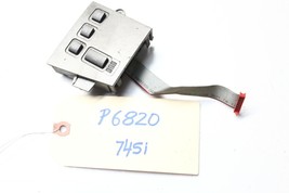2002-2005 BMW E65 745i 745Li FRONT DRIVER LEFT SEAT MEMORY HEAT SWITCH P6820 image 11