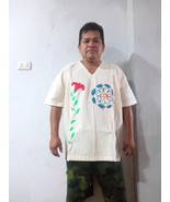 Shipibo Hand Embroidery Unisex Shirt - $1,494.63 MXN