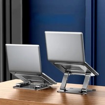 Laptop Stand Adjustable Aluminum Alloy Notebook Tablet Stand Up, Cooling Support - £39.95 GBP
