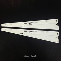 (Lot of 2) IKEA BOAXEL Bracket White 15 ¾"  604.487.33 - $17.67