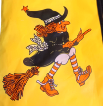 NOS Vintage Halloween Witch Trick Or Treat Candy Tote Party Bags Pack of 3 - £16.33 GBP