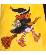 NOS Vintage Halloween Witch Trick Or Treat Candy Tote Party Bags Pack of 3 - £16.33 GBP