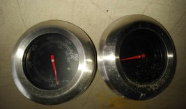 9GG83 PAIR OF BBQ THERMOMETERS, PICTURED AT 60F AMBIENT TEMPERATURE, GOO... - £11.07 GBP