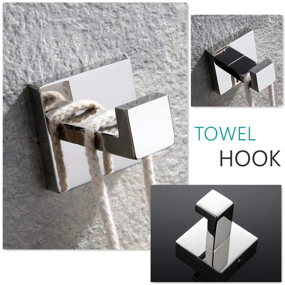 Bathroom accessories sets towel holder bar rack hooks wall mount taet paper roll holder thumb200