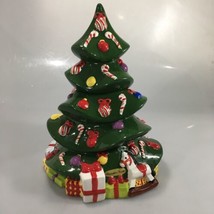 Christopher Radko Christmas Tree Cookie Jar Stoneware 2011 Saks Fifth Ave - $145.53