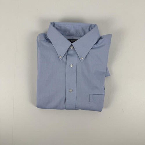 Van Heusen Men's Dress Shirt Reg Fit Flex Stretch Blue-15.5-16 33/34 Item image 6