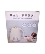 Rae Dunn BREW Electric Water Kettle Stainless Steel 1.5 Liter White NIB ... - $68.00