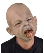 Zombie Baby Mask Bloody Creepy Crying Gory Bald Angry Halloween Costume ... - £43.94 GBP