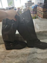 Size 6 Grey Boots - $40.47