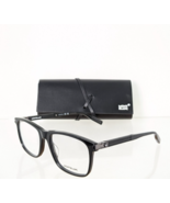New Authentic Mont Blanc Eyeglasses MB 0035 005 57mm MB Black Frame - $3,613.75 MXN