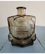 Riihimaki &#39;Veturipullo&#39; Riihimaen Siiroinen Brown Olive Glass Train Bottle - $1,511.11 MXN