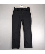NYDJ Straight Leg Jeans Women&#39;s 12 Stetch 30x29&quot; Lift Tuck Black Denim M... - $30.00