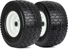 Two Pieces Of Gicool 15X6.5-6Nhs Riding Mower Lawn Tires, Each With A 3/4&quot; - $181.93