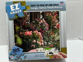 300 Piece EZ Grasp Puzzle Flowers Floral Roses Complete Large Extra Thic... - £6.58 GBP