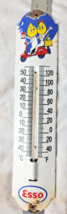 Vintage 12” Esso Porcelain Thermometer Sign Car Gas Oil Truck - £98.69 GBP