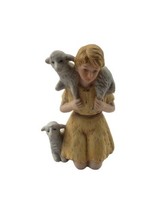 Vintage Ceramic Homco Shepherd Boy with Sheep 5599 Figure REPLACEMENT  - £8.88 GBP