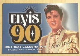 Elvis Presley 90th Birthday Postcard Elvis Birthday Celebration 2025 - $3.95